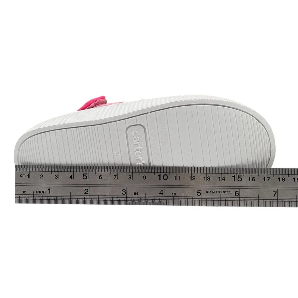 Carters Toddler Girls Salinas Closed Toe Slip-on Sandal Size 10 Pink Lightweight